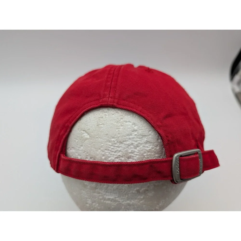 Adidas Louisville Cardinals NCAA Hat Red Adjustable Cotton Baseball Cap Mens